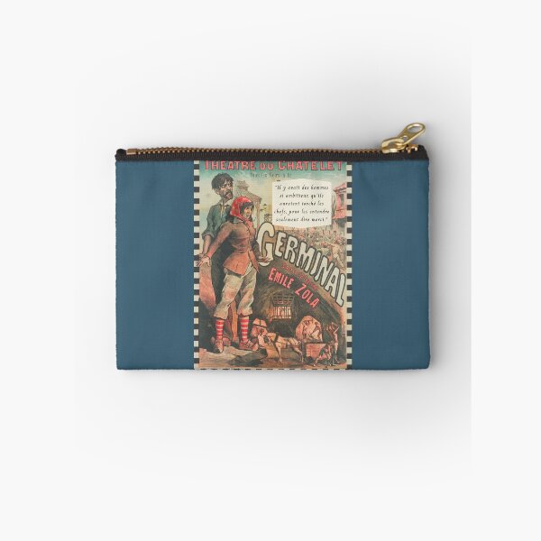 Item preview, Émile Zola quote: Il y avait des hommes si ambitieux qu'ils auraient torché les chefs, pour les entendre seulement dire merci. designed and sold by artbleed.