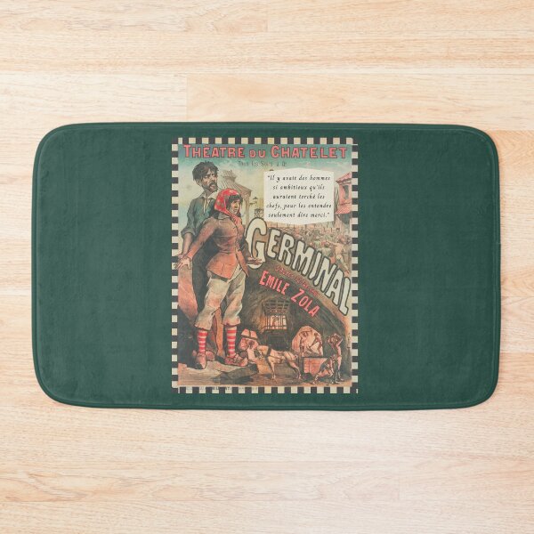 Item preview, Émile Zola quote: Il y avait des hommes si ambitieux qu'ils auraient torché les chefs, pour les entendre seulement dire merci. designed and sold by artbleed.