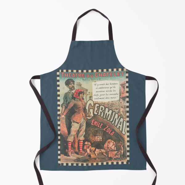Item preview, Émile Zola quote: Il y avait des hommes si ambitieux qu'ils auraient torché les chefs, pour les entendre seulement dire merci. designed and sold by artbleed.
