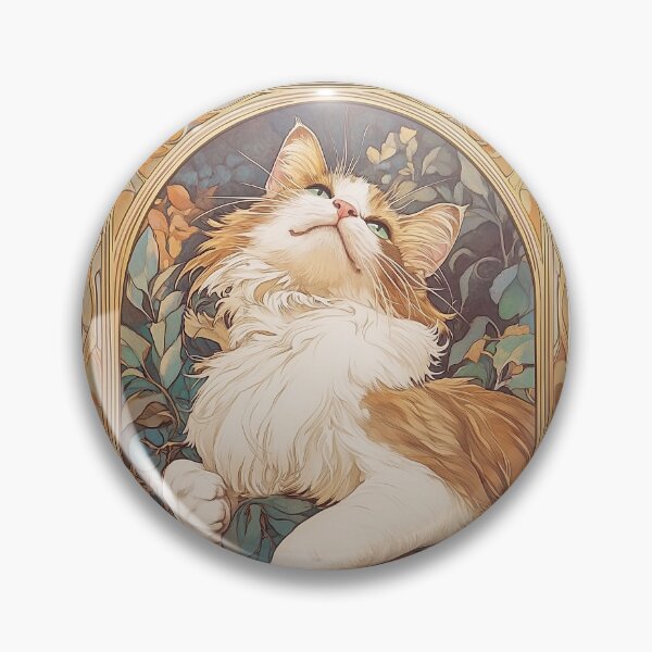 Item preview, Cats of Art Nuvo | Siberian Cat_15 designed and sold by TailTalesJP.