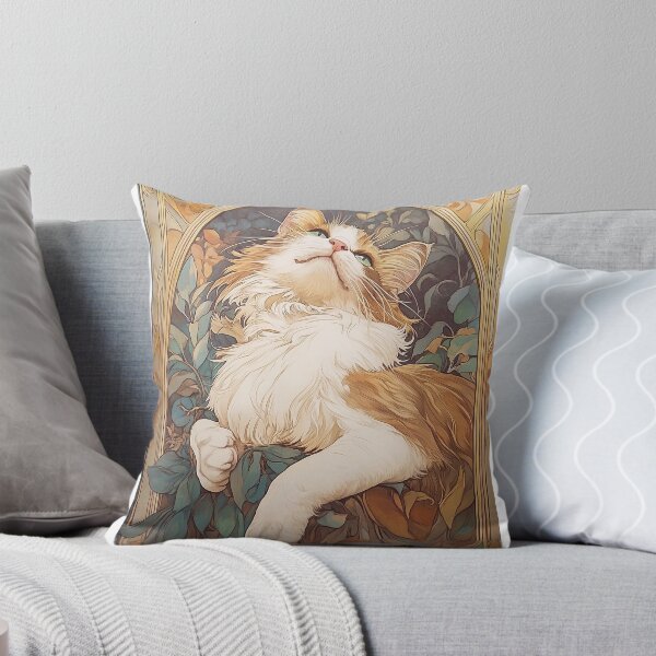 Item preview, Cats of Art Nuvo | Siberian Cat_15 designed and sold by TailTalesJP.