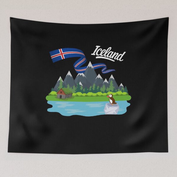 Item preview, I Love Iceland - Iceland Stamp - Funny gifts for Iceland enthusiasts designed and sold by iX-Physio.