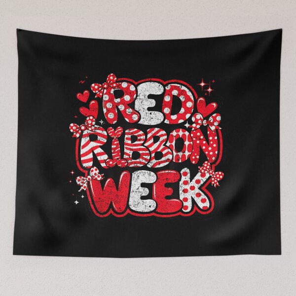 Item preview, In Quote Month Red We Support October Wear 90s Vintage designed and sold by AdelhenLang.
