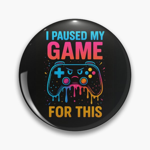 Artikelvorschau, Gaming Controller – I Paused My Game entworfen und verkauft von LiLeDesigns.