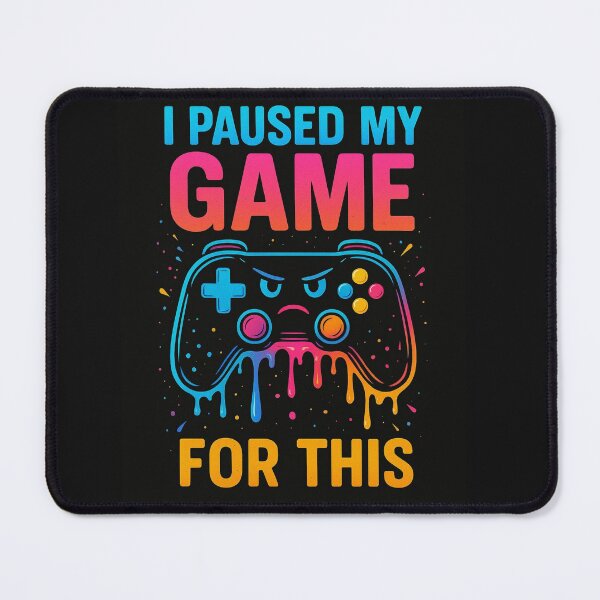 Item preview, Gaming Controller – I Paused My Game designed and sold by LiLeDesigns.