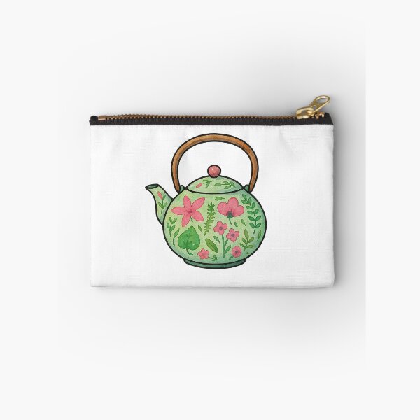 Item preview, Watercolor Floral Teapot Illustration, Tea pot illustration designed and sold by Pacika.