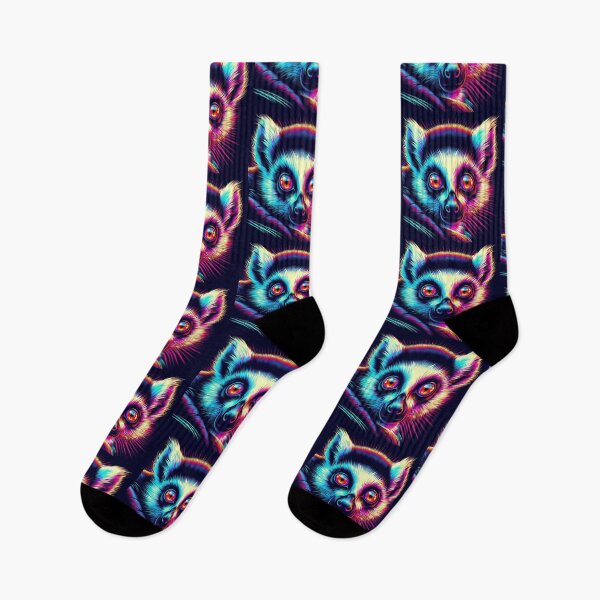 Item preview, Neon Dream Lemur designed and sold by Dogandesighn.