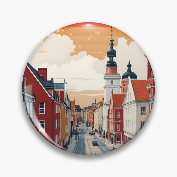 Item preview, Haslev Denmark 1950s Vintage Travel Tourism designed and sold by TravelersGems.