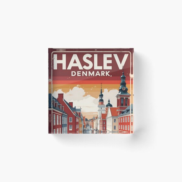 Item preview, Haslev Denmark 1950s Vintage Travel Tourism designed and sold by TravelersGems.