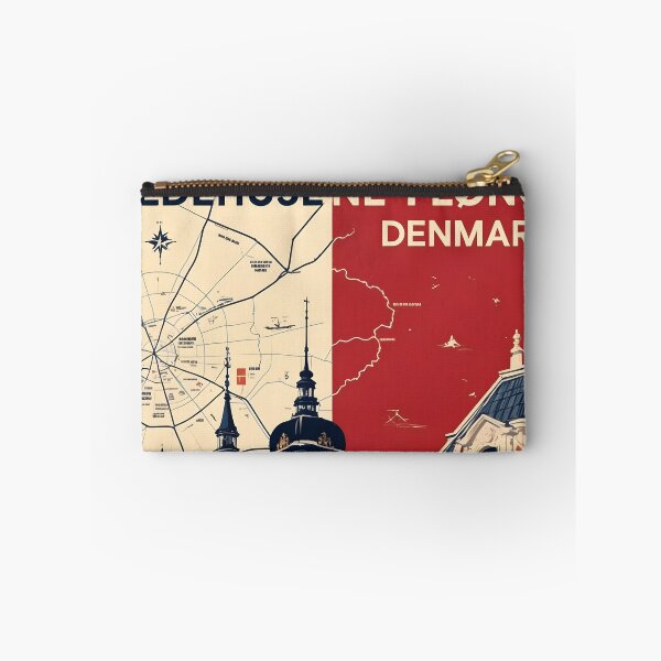 Item preview, Hedehusene Flong Denmark 1950s Vintage Travel Tourism designed and sold by TravelersGems.