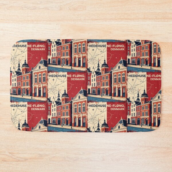 Item preview, Hedehusene Flong Denmark 1950s Vintage Travel Tourism designed and sold by TravelersGems.