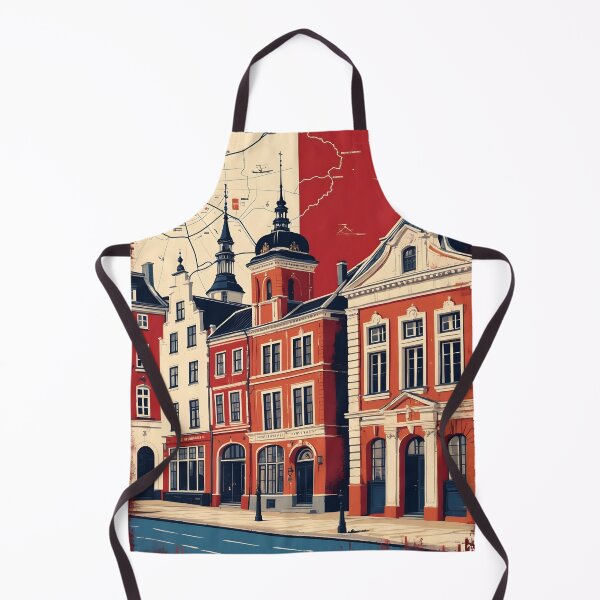 Item preview, Hedehusene Flong Denmark 1950s Vintage Travel Tourism designed and sold by TravelersGems.