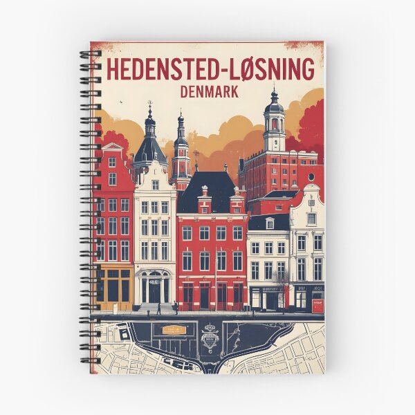Item preview, Hedensted Losning Denmark 1950s Vintage Travel Tourism designed and sold by TravelersGems.