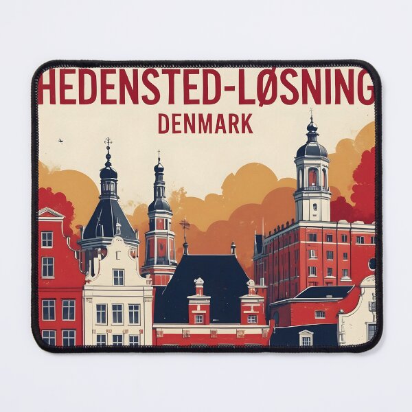 Item preview, Hedensted Losning Denmark 1950s Vintage Travel Tourism designed and sold by TravelersGems.