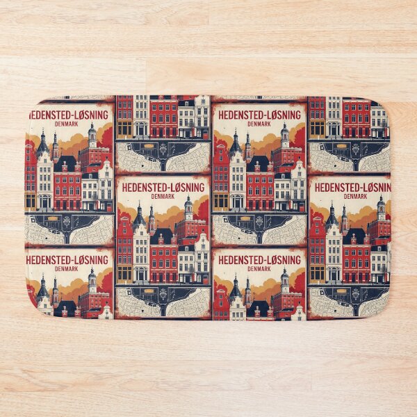 Item preview, Hedensted Losning Denmark 1950s Vintage Travel Tourism designed and sold by TravelersGems.