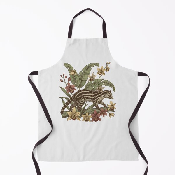 Item preview, Banded Palm Civet Among Banana Leaves designed and sold by BirdsnStuff.