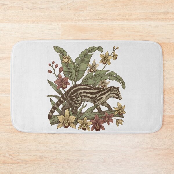 Item preview, Banded Palm Civet Among Banana Leaves designed and sold by BirdsnStuff.