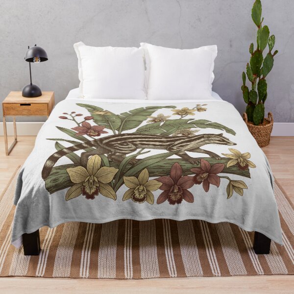 Item preview, Banded Palm Civet Among Banana Leaves designed and sold by BirdsnStuff.