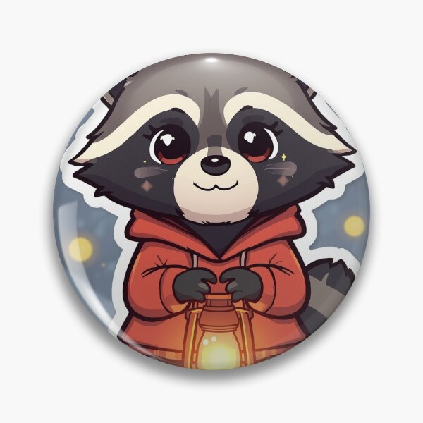 Item preview, Raccoon with Lantern designed and sold by PictorialWhimsy.