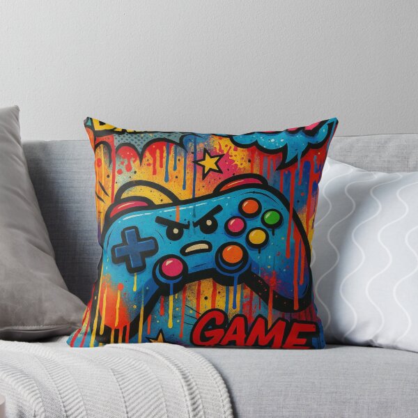 Artikelvorschau, Gaming Controller – Game On Graffiti Art entworfen und verkauft von LiLeDesigns.