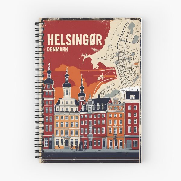 Item preview, Helsingor Denmark 1950s Vintage Travel Tourism designed and sold by TravelersGems.