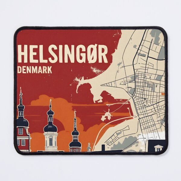 Item preview, Helsingor Denmark 1950s Vintage Travel Tourism designed and sold by TravelersGems.