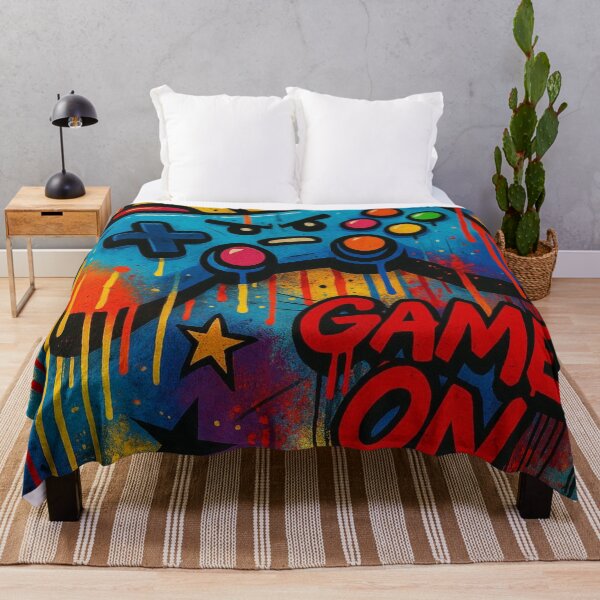 Item preview, Gaming Controller – Game On Graffiti Art designed and sold by LiLeDesigns.