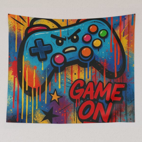 Item preview, Gaming Controller – Game On Graffiti Art designed and sold by LiLeDesigns.