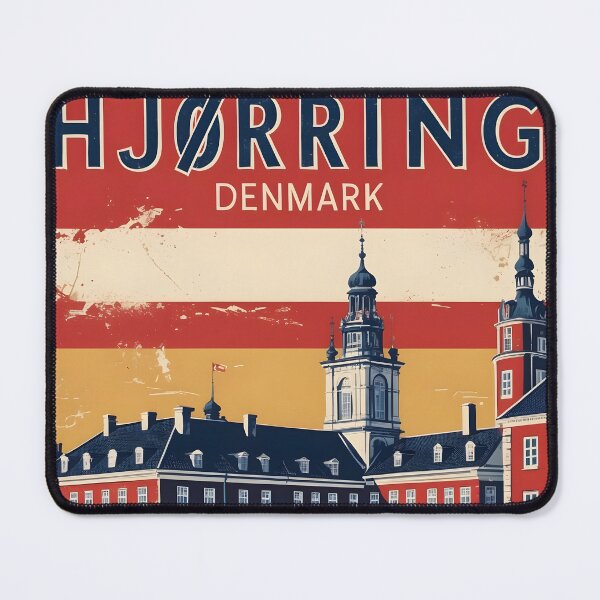 Item preview, Hjorring Denmark 1950s Vintage Travel Tourism designed and sold by TravelersGems.