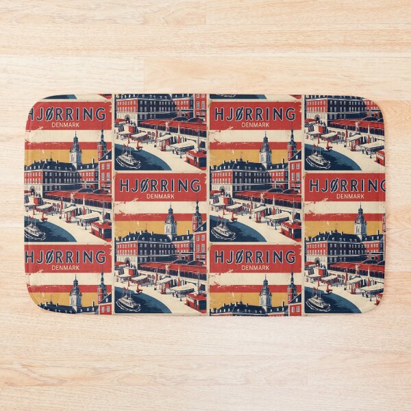 Item preview, Hjorring Denmark 1950s Vintage Travel Tourism designed and sold by TravelersGems.