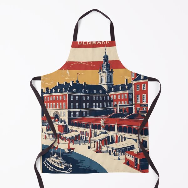 Item preview, Hjorring Denmark 1950s Vintage Travel Tourism designed and sold by TravelersGems.