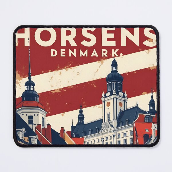 Item preview, Horsens Denmark 1950s Vintage Travel Tourism designed and sold by TravelersGems.