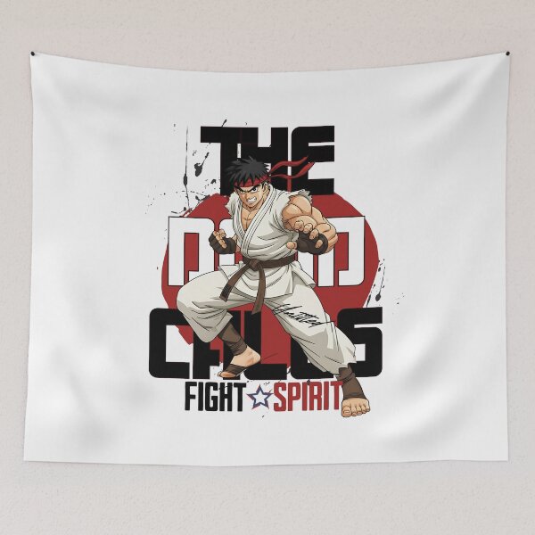 Item preview, The Dojo Calls – Fighting Spirit Martial Arts T-Shirt | Karate Fighter Anime Style Design designed and sold by kofhearts.