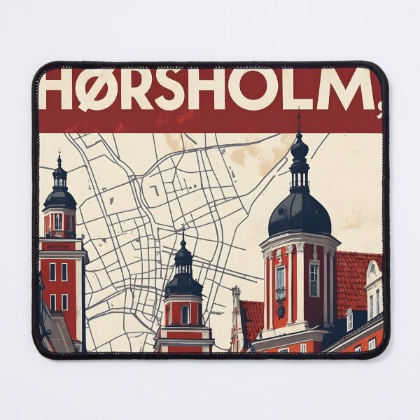 Item preview, Horsholm Denmark 1950s Vintage Travel Tourism designed and sold by TravelersGems.