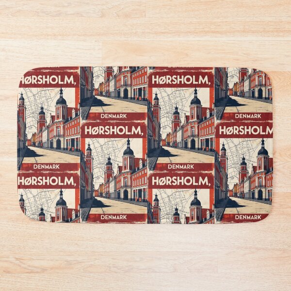Item preview, Horsholm Denmark 1950s Vintage Travel Tourism designed and sold by TravelersGems.
