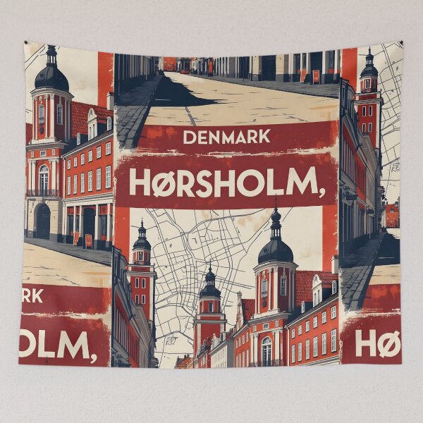 Item preview, Horsholm Denmark 1950s Vintage Travel Tourism designed and sold by TravelersGems.