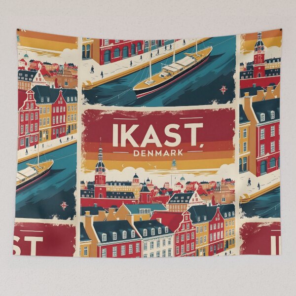Item preview, Ikast Denmark 1950s Vintage Travel Tourism designed and sold by TravelersGems.