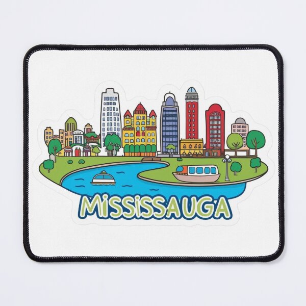 Item preview, Mississauga Ontario City Souvenir Illustration designed and sold by KiValuate.