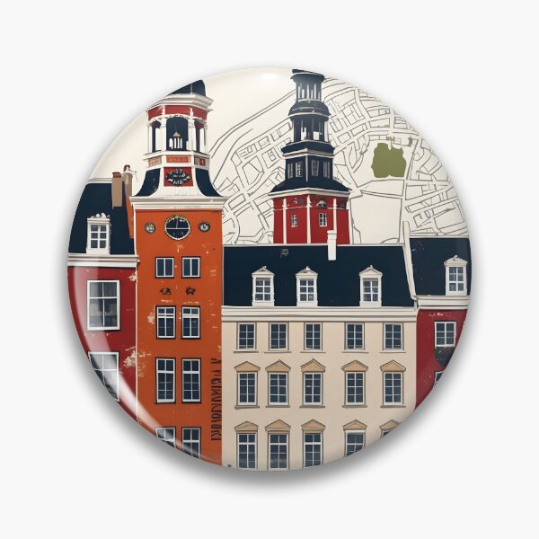 Item preview, Kalundborg Denmark 1950s Vintage Travel Tourism designed and sold by TravelersGems.