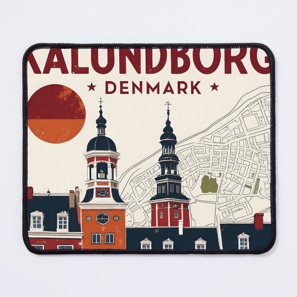 Item preview, Kalundborg Denmark 1950s Vintage Travel Tourism designed and sold by TravelersGems.