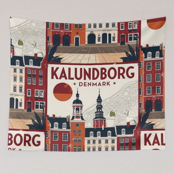 Item preview, Kalundborg Denmark 1950s Vintage Travel Tourism designed and sold by TravelersGems.