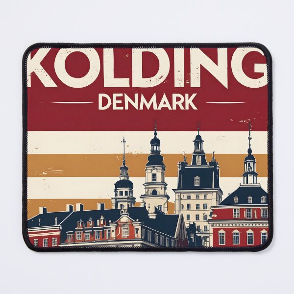 Item preview, Kolding Denmark 1950s Vintage Travel Tourism designed and sold by TravelersGems.