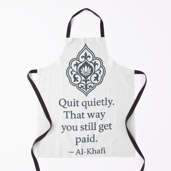 Item preview, Quiet Quitting Quote – Al-Khafi Wisdom Design designed and sold by The Murcian Path.