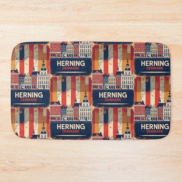 Item preview, Herning Denmark 1950s Vintage Travel Tourism designed and sold by TravelersGems.