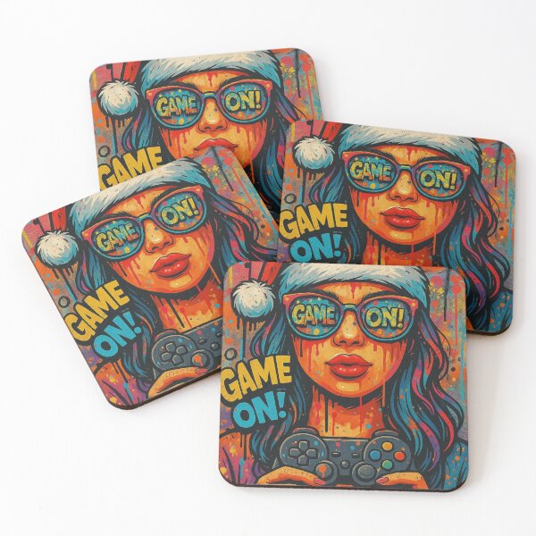 Artikelvorschau, Gaming Girl – Game On Graffiti Art entworfen und verkauft von LiLeDesigns.