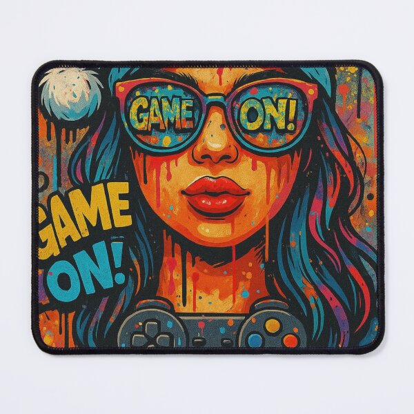 Artikelvorschau, Gaming Girl – Game On Graffiti Art entworfen und verkauft von LiLeDesigns.