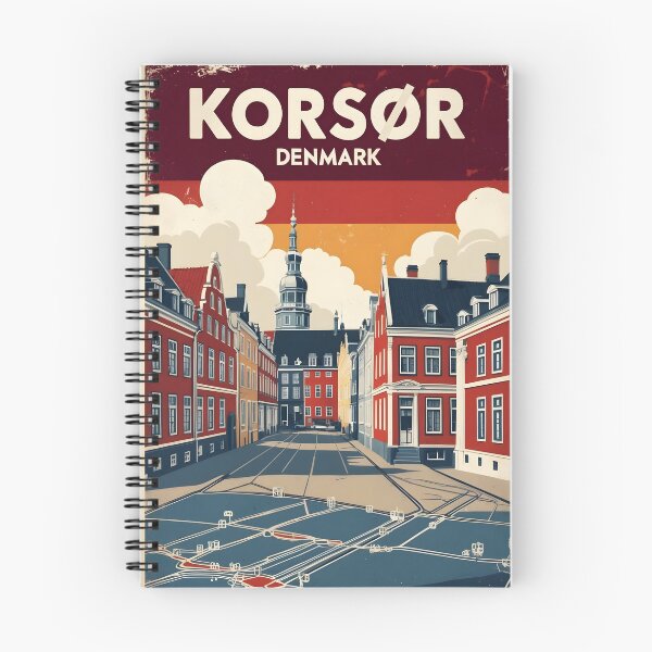 Item preview, Korsor Denmark 1950s Vintage Travel Tourism designed and sold by TravelersGems.