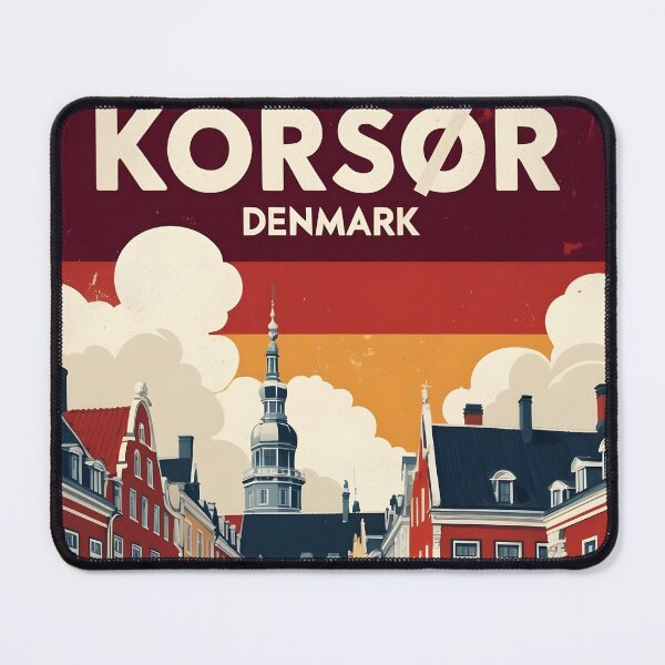 Item preview, Korsor Denmark 1950s Vintage Travel Tourism designed and sold by TravelersGems.
