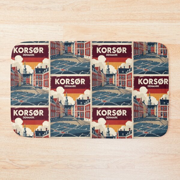 Item preview, Korsor Denmark 1950s Vintage Travel Tourism designed and sold by TravelersGems.