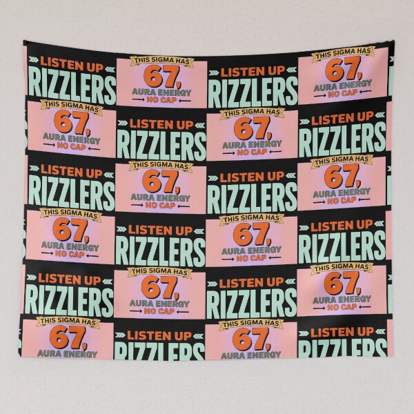 Item preview, Listen Up Rizzlers This Sigma Has 67 Aura Energy Six Seven designed and sold by BLZART.